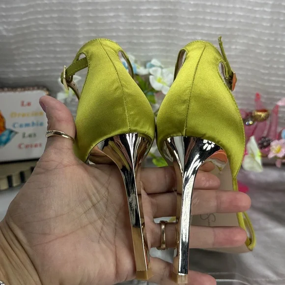 (Z) Jessica Simpson,Qamille Women Strappy Stiletto Heel Dress Sandals,Sz 11/42.5 - Picture 7 of 15